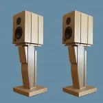 Audel U Basik 6/3 luidsprekers incl stands walnoot | Summer Sale 2026 DEMO